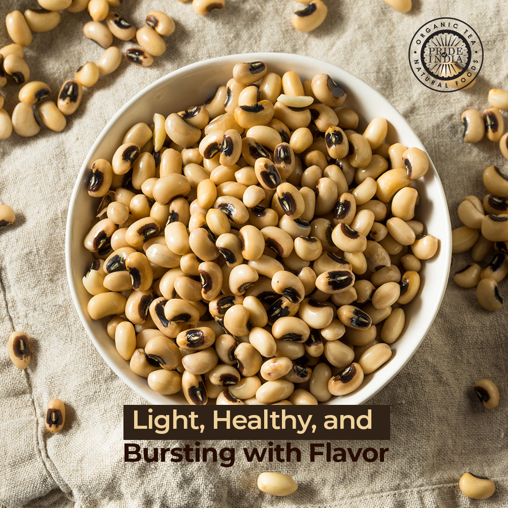 Indian Whole Black Eyed Peas - Protein & Fiber Rich Lobiya Jar