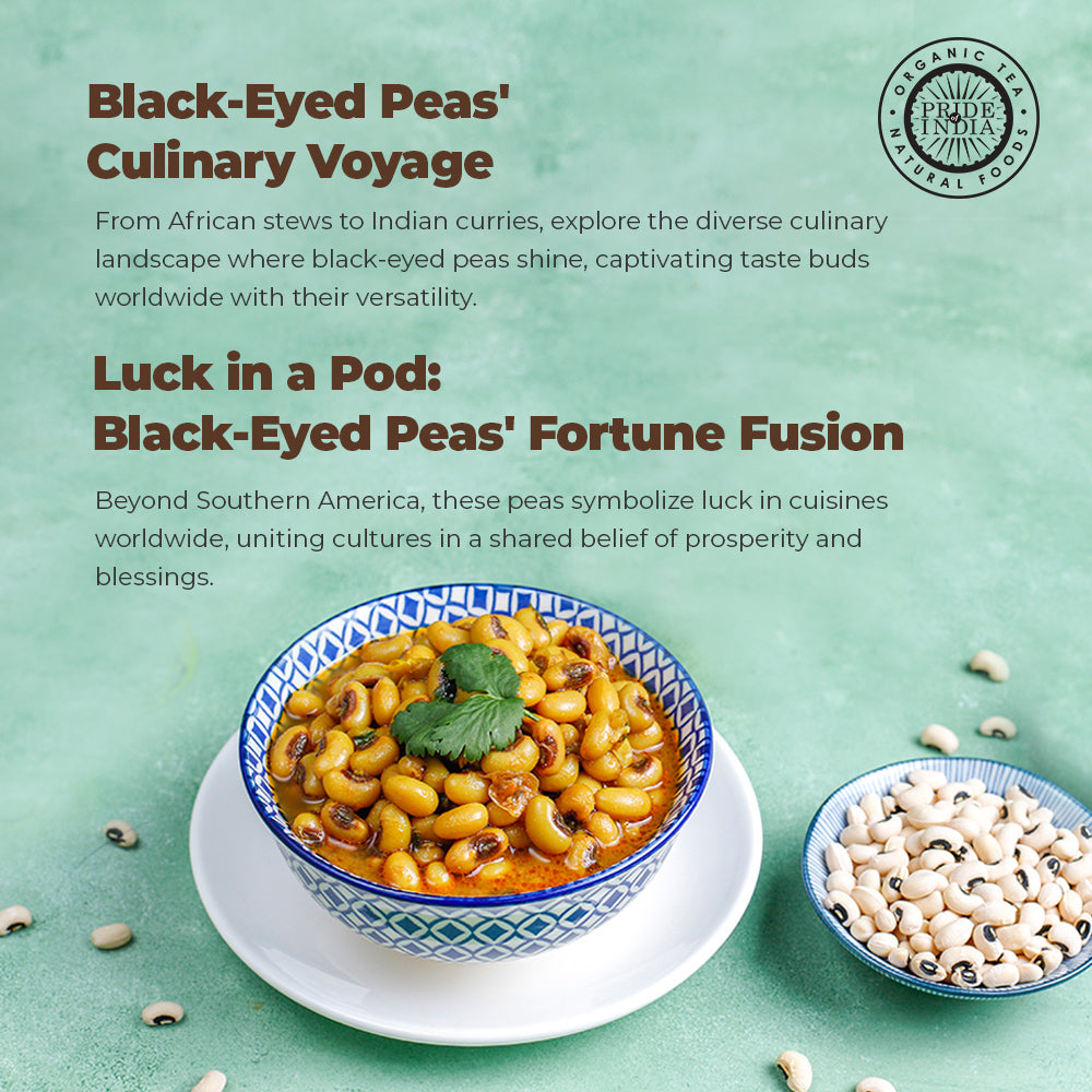 Indian Whole Black Eyed Peas - Protein & Fiber Rich Lobiya Jar