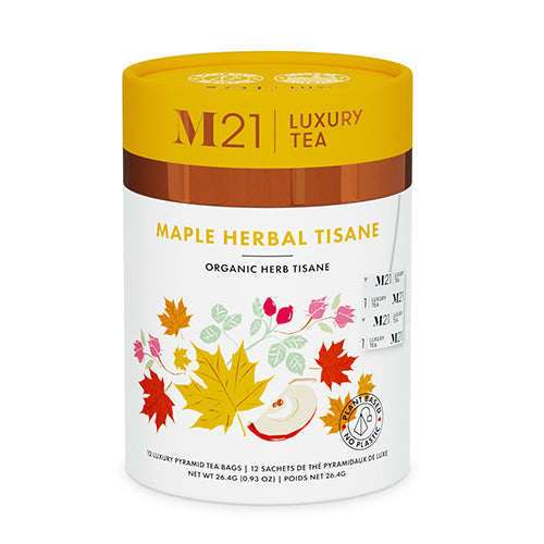 Maple Organic Herbal Tea - 12ct Luxury Canister