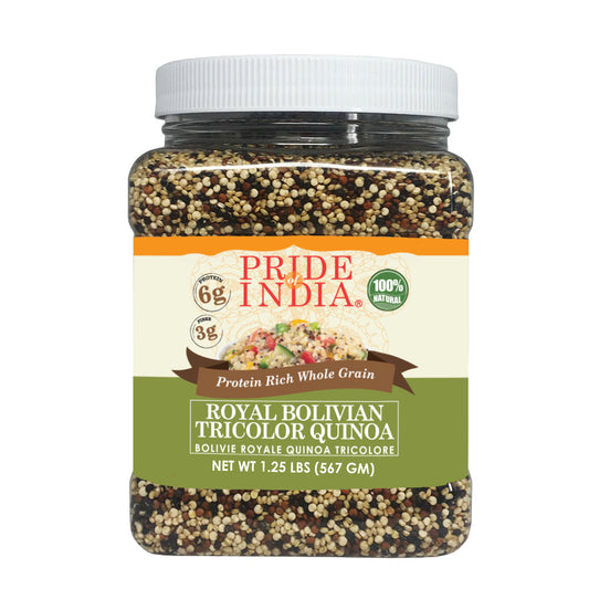 Three Color Quinoa - Protein Rich Whole Grain Jar