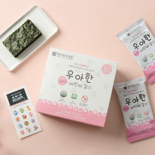 Seoul National University Bapsnu Elegant Organic Children’s Seaweed no oil no salt no sugar