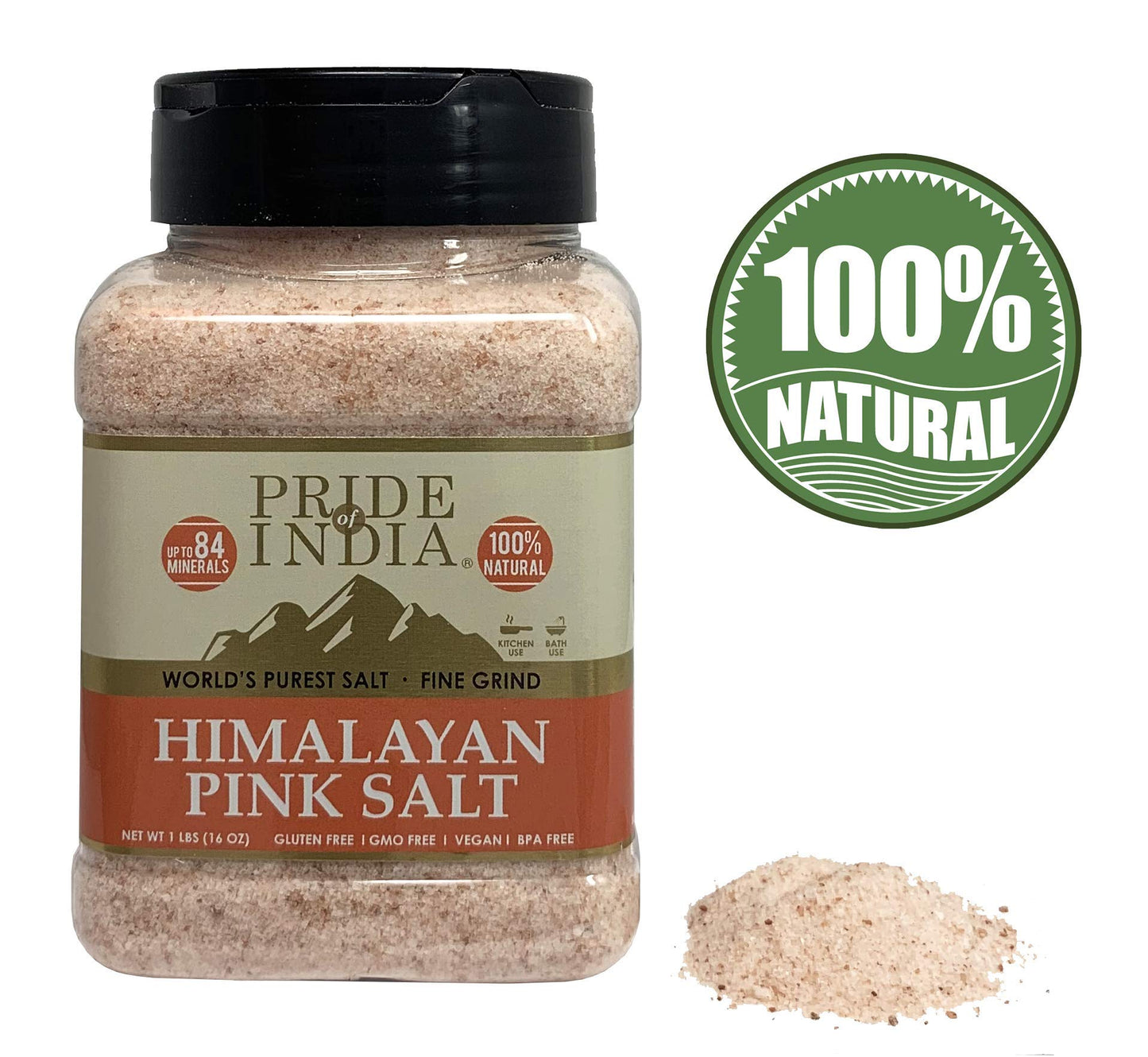 Himalayan Pink Rock Salt - Fine Grind